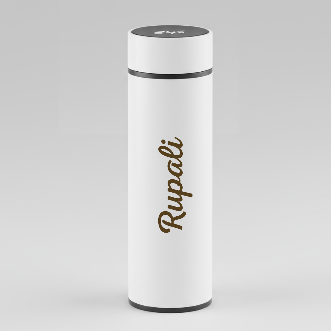 Custom Coffee Flask Thermal for Tea with Temperature Display - Add Name