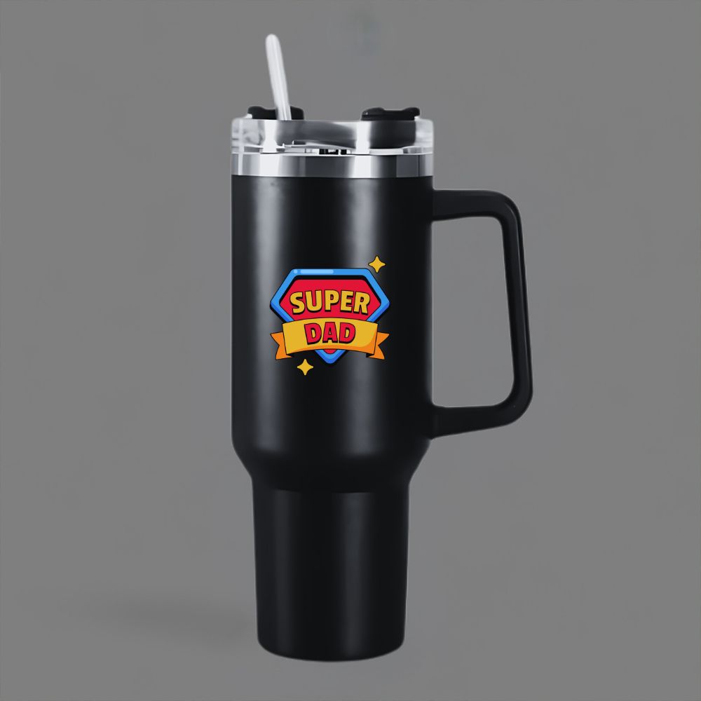 Premium Insulated Travel Coffee Mug for Dad, Perfect Father’s Day Gift - Super Dad