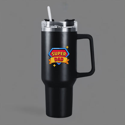 Premium Insulated Travel Coffee Mug for Dad, Perfect Father’s Day Gift - Super Dad