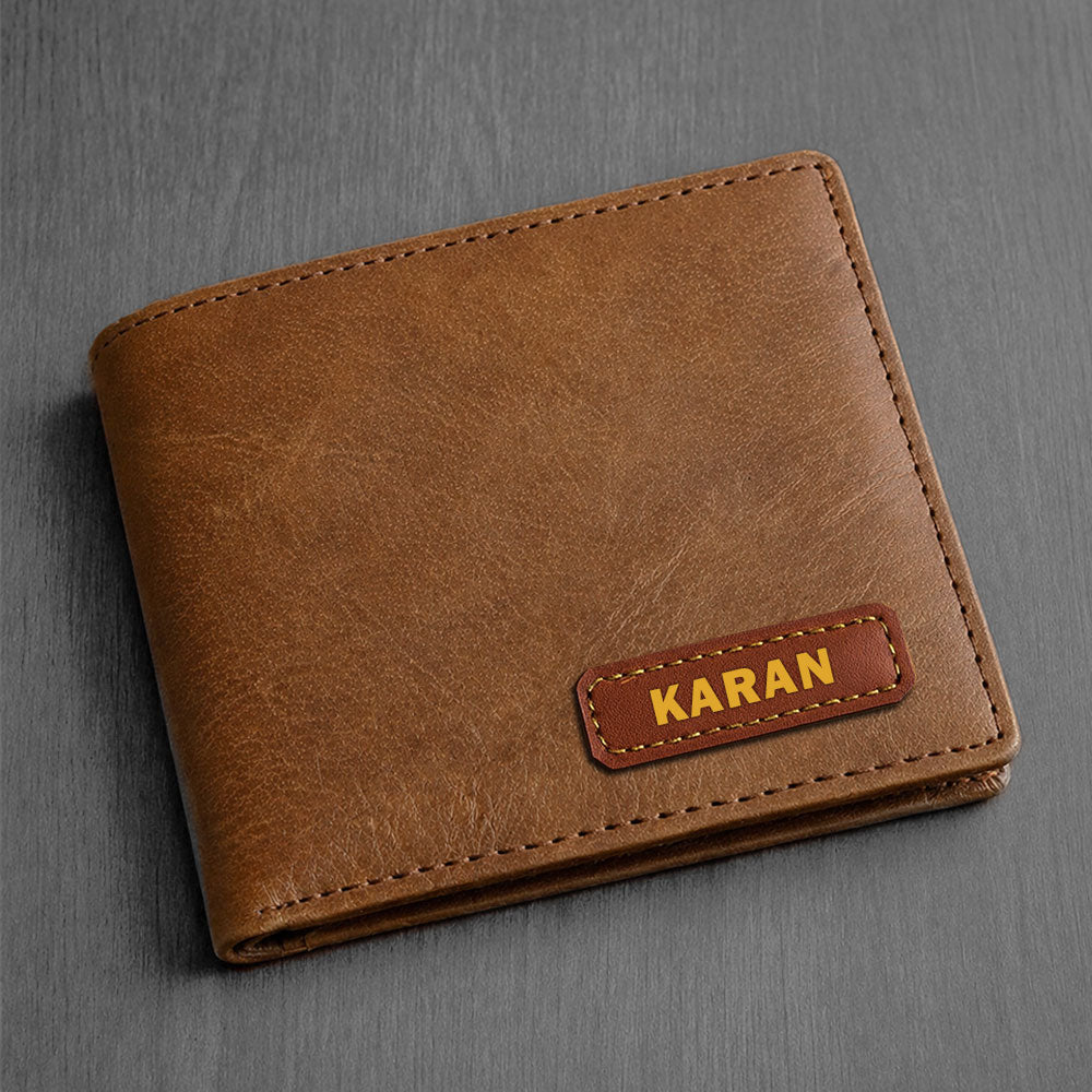 Custom Wallet for Men – Genuine Leather Premium Wallet with 9 Card Slots, Flip iCard Slot & 2 Cash Compartments