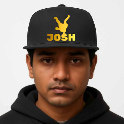 Nutcase Personalized Hip Hop Cap – Create Your Own Swag in Black
