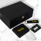 Custom Gift Boxes for Men with Personalized Wallet Keychain and NFC Card