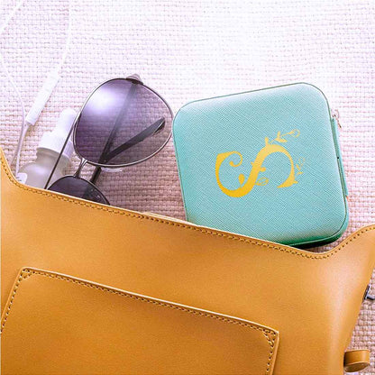 Custom Mini Jewellery Box Portable Travel Trinklet Organizer - Monogram