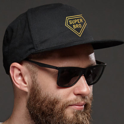 Raksha Bandhan Gift Brother Cap – Minimalist Cotton Cap with Adjustable Metal Strap | Super Bro