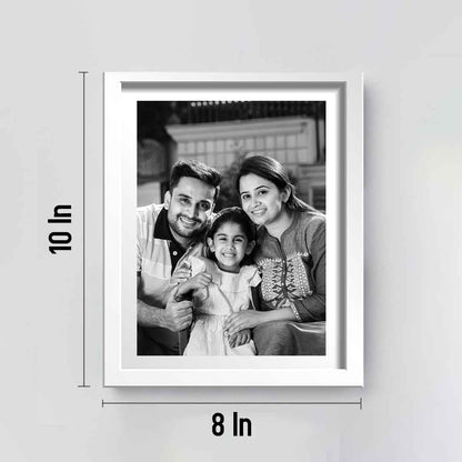 White Photo Frames for Wall Custom Memories Picture Frame  8x10 Inch (Set of 9)