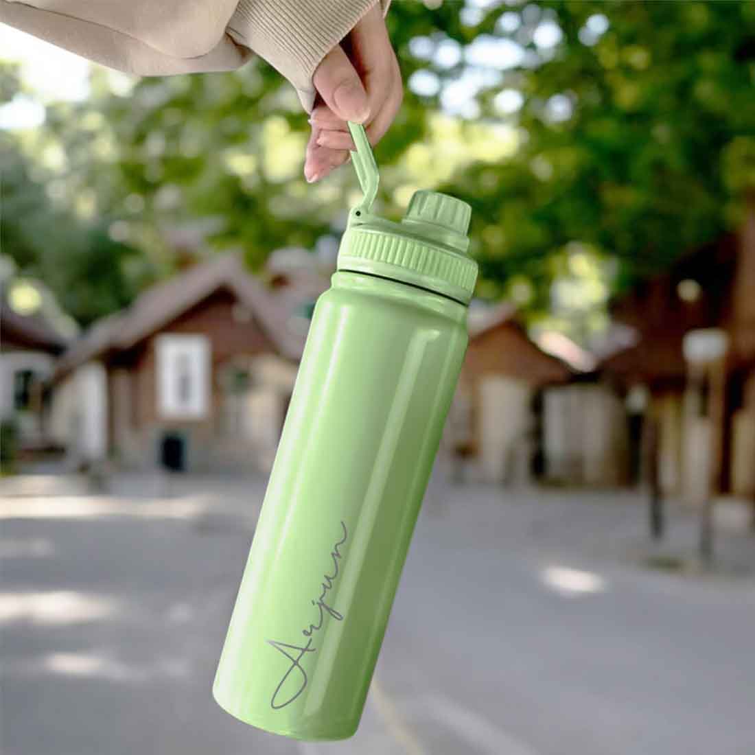 Nutcase Custom Bottle 800ml / 1000ml Double Insulated Water Bottle with Name - Keeps Water Hot/Cold for Hours