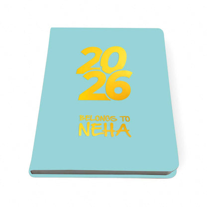 Personalized Diary A5 Size with Premium Hard Cover, Calendar & Planner