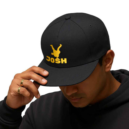 Nutcase Personalized Hip Hop Cap – Create Your Own Swag in Black