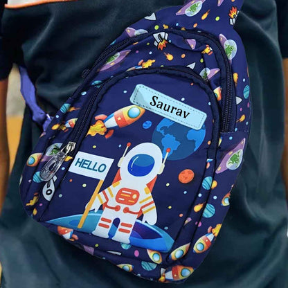 Personalized Mini Crossbody Bag for Kids' Space-Themed  – Fun, Functional, and Durable for Everyday Adventures