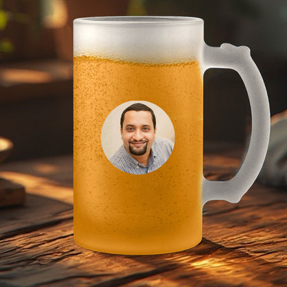 Customized Beer Mug Glass - Add Your Photo