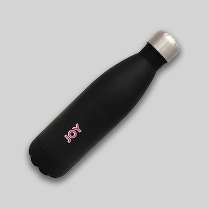 Custom Stainless Steel Water Bottle - Colored Name On Cola Shape Bottle 500ml - Set of 2