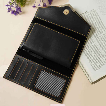 Women's Clutch Purse with Name - Faux Leather Ladies Wallet