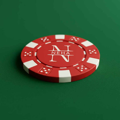 Premium Poker Chips- Personalized Clay Poker Coin with Playing Cards Non-Tearable & Waterproof (100/200/300 in 5 Colors-Colors May Vary)