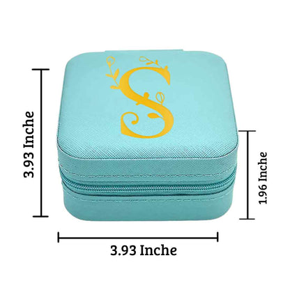 Custom Mini Jewellery Box Portable Travel Trinklet Organizer - Monogram