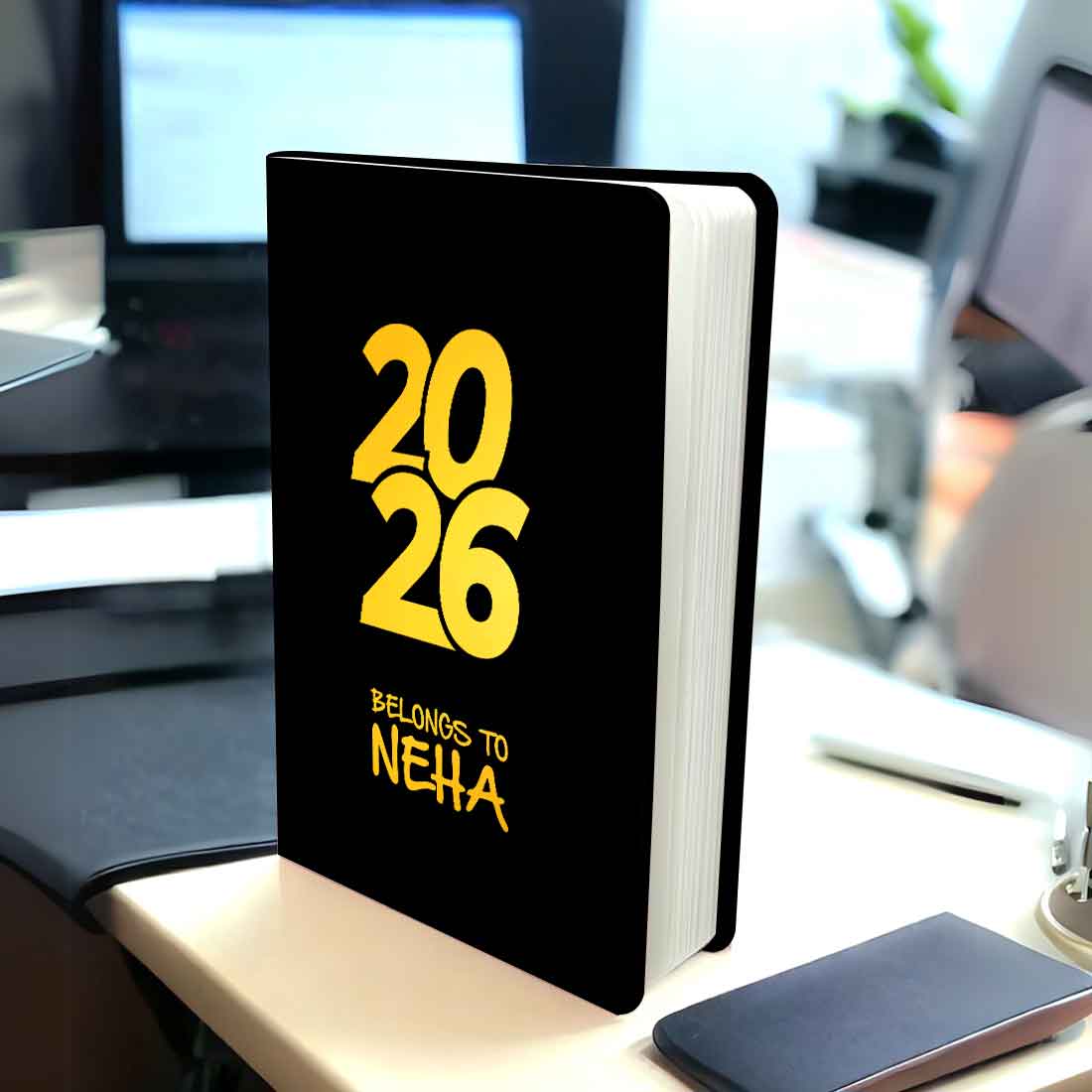 Personalized Diary A5 Size with Premium Hard Cover, Calendar & Planner