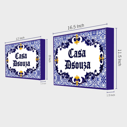 LED Name Plate for Home - Backlit Name Board