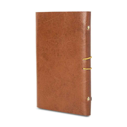 Customized Diary with Name and Charms  Premium PU Leather Diaries and Brown Pen