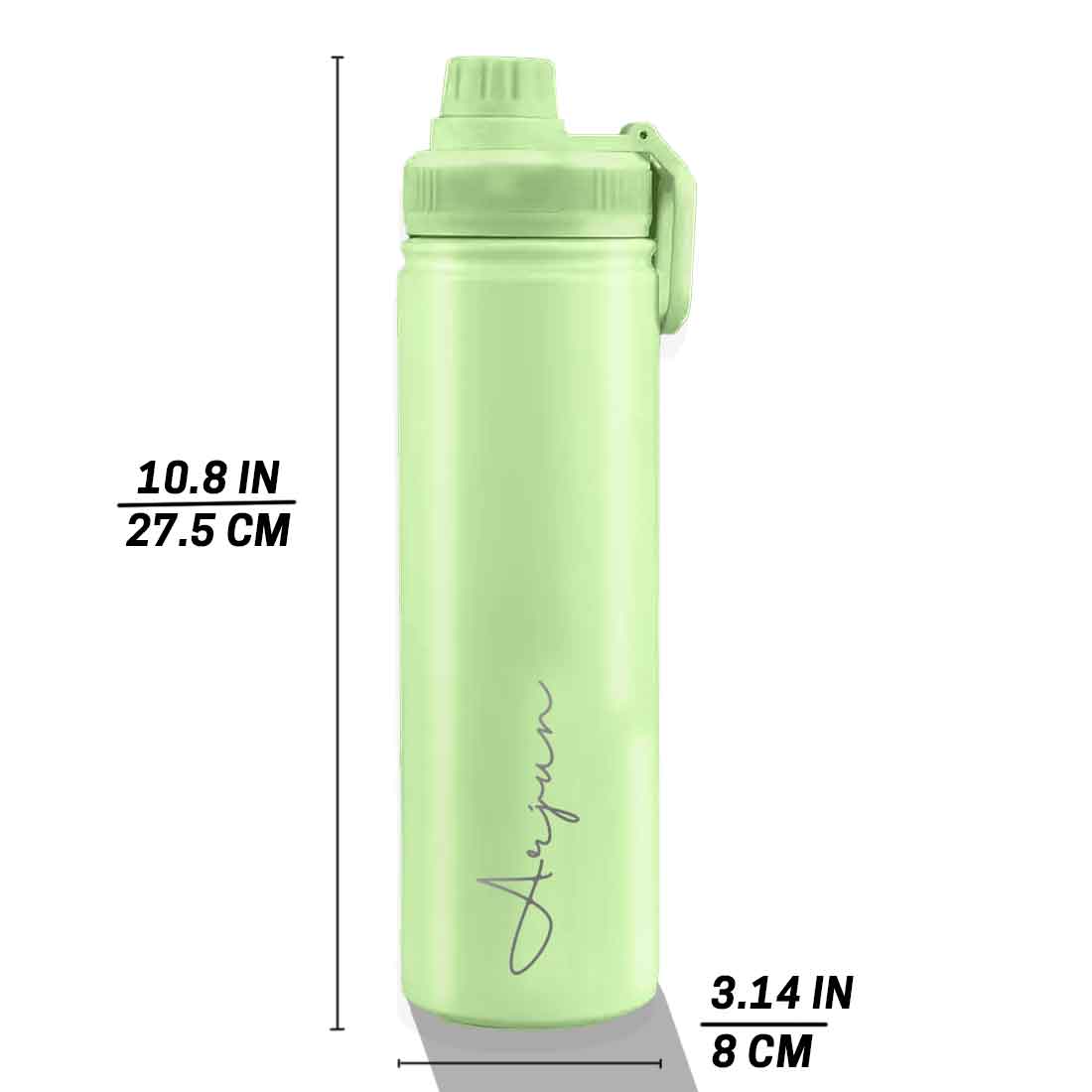 Nutcase Custom Bottle 800ml / 1000ml Double Insulated Water Bottle with Name - Keeps Water Hot/Cold for Hours