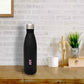 Custom Stainless Steel Water Bottle - Colored Name On Cola Shape Bottle 500ml