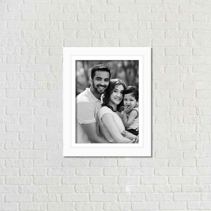 Black and White Wall Frames Customized Photo Frame Decor 8x10 inch (Set of 9)