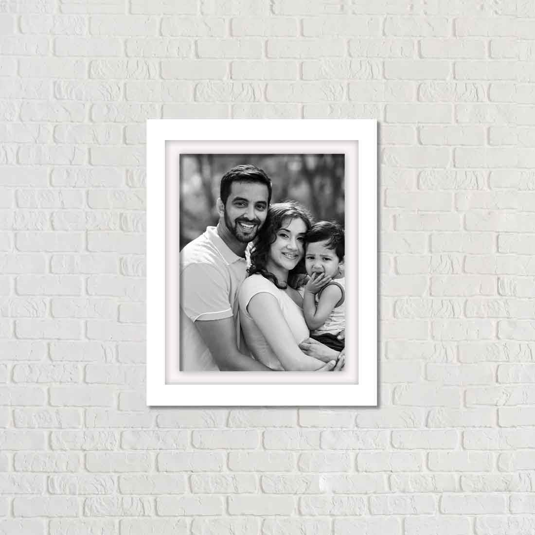 Photo Frame Wall Decor Customized Black and White 8x10 inch Photo Frame (Set of 6)