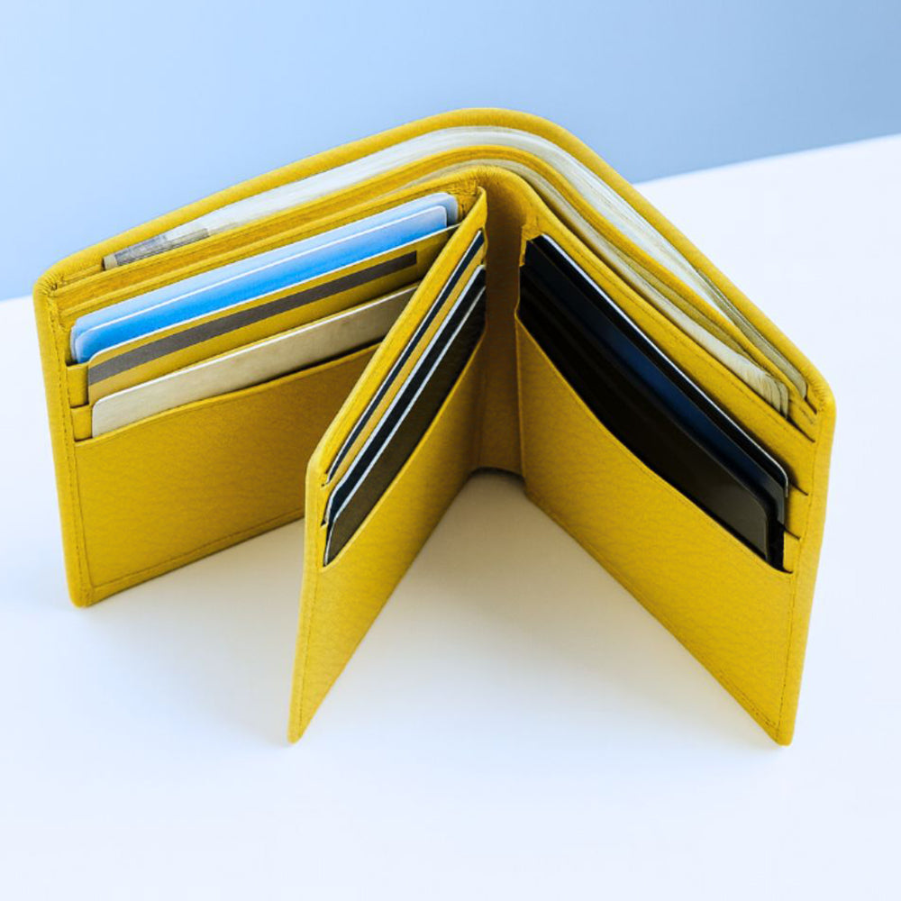 Custom Wallet for Men – Genuine Leather Premium Wallet with 9 Card Slots, Flip iCard Slot & 2 Cash Compartments