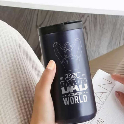 Useful Gifts for Dad Travel Coffee Tumbler Sipper Flask - Best Dad