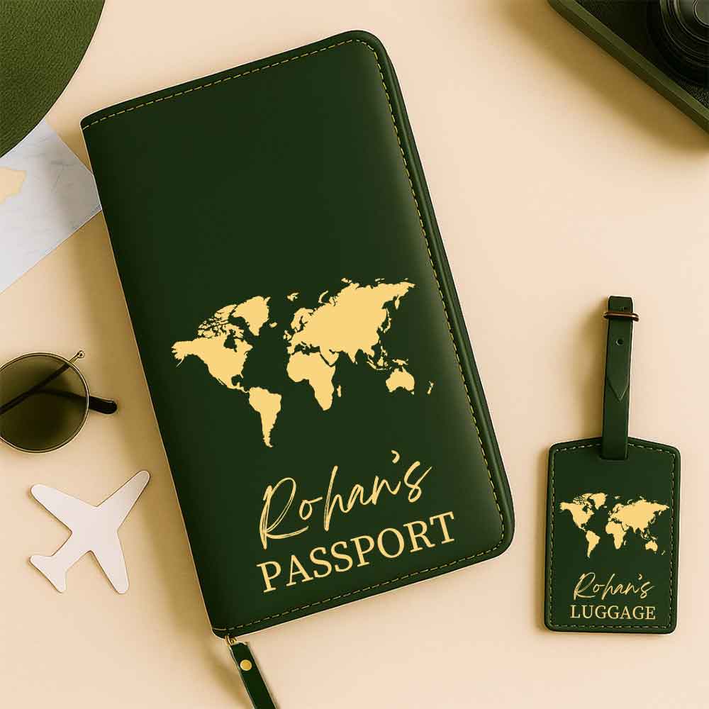 Personalized Travel Organizer with Luggage Tag