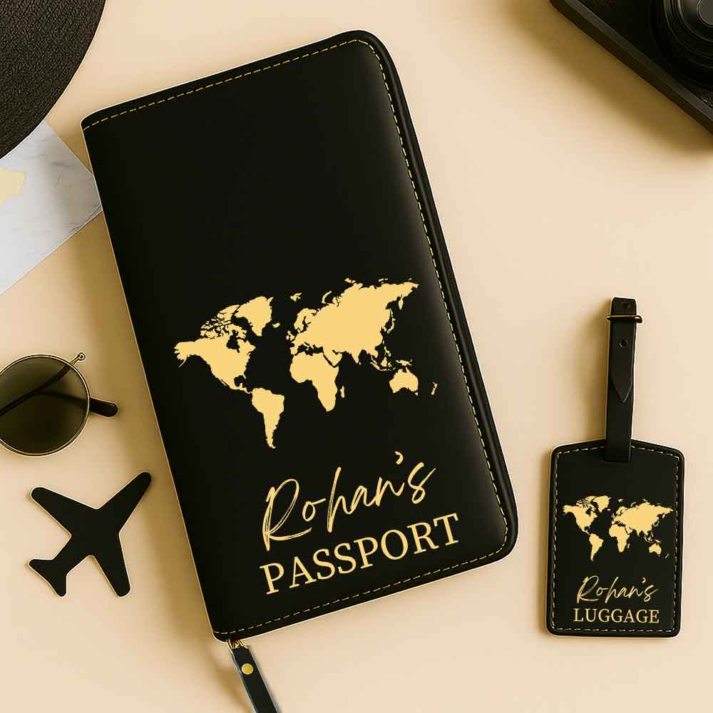Personalized Travel Organizer with Luggage Tag