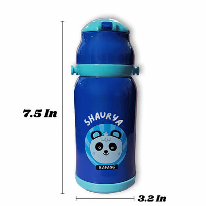 Childrens Personalized Water Bottle with Printed Name-Sipper Bottle for Kids