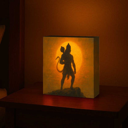 Divine Hanuman Light – LED Spiritual Lamp for Home Temple, Table & Wall Décor