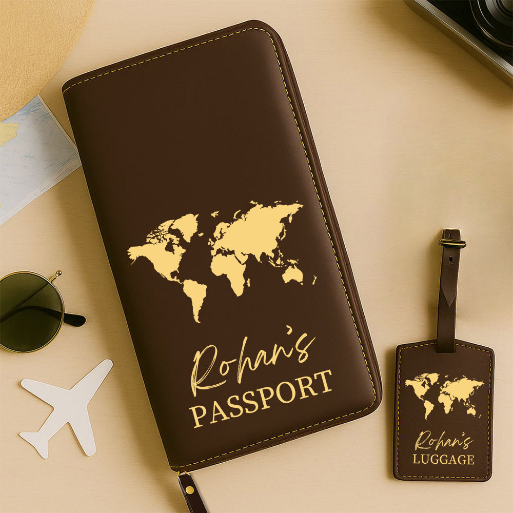 Personalized Travel Organizer with Luggage Tag