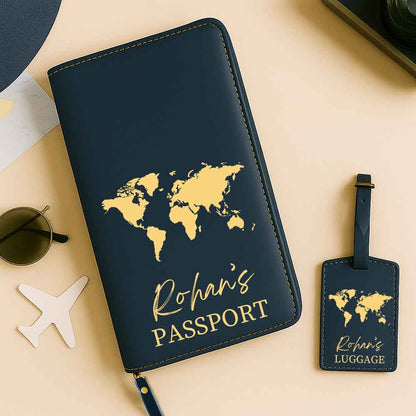 Personalized Travel Organizer with Luggage Tag