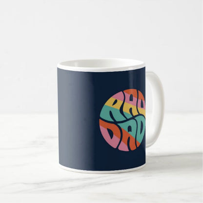 Gifts for Dad Printed Tea Coffee Mug - Rad Dad