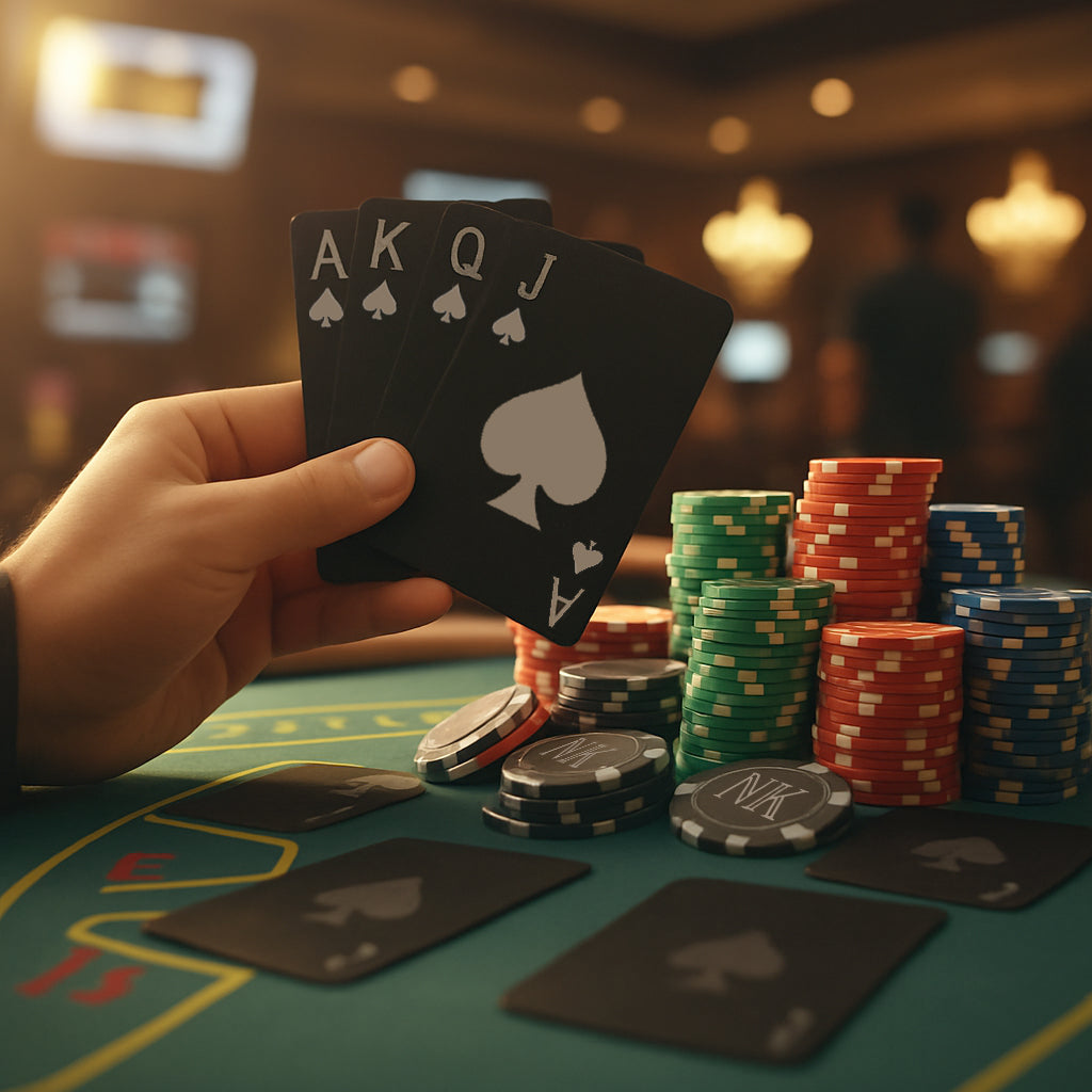 Personalized Playing Cards and Poker Playing 2 Unit Deck of Non-Tearable Playing Cards and 100/200/300 Chips in 5 Color