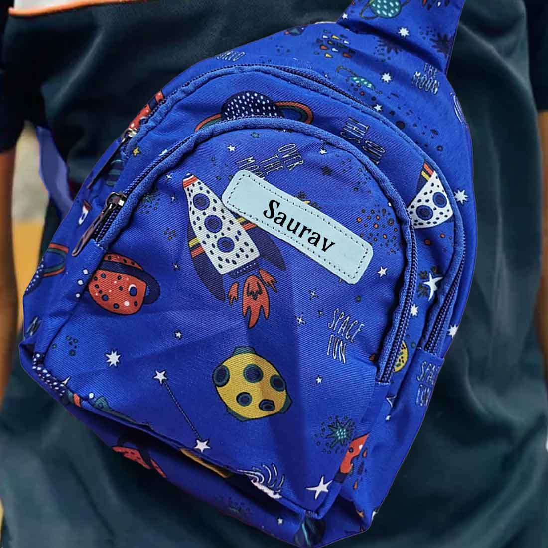 Personalized Mini Crossbody Bag for Kids' Space-Themed  – Fun, Functional, and Durable for Everyday Adventures