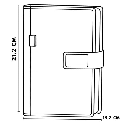 Personalized Diary with Matching Engraved Pen | Customized Leatherette Diary Pen with Name and Premium Black Gift Box