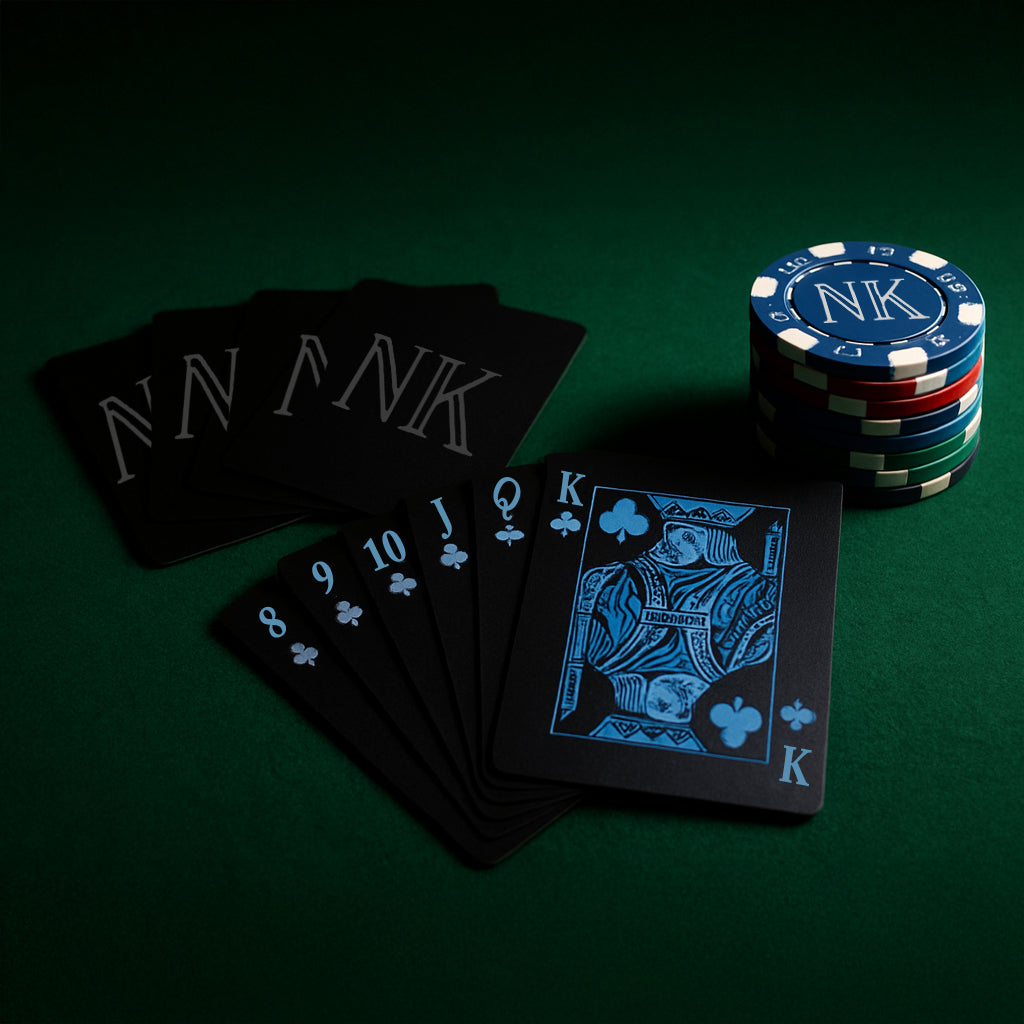 Professional Ceramic Poker - Custom Clay Poker Coin with Playing Cards Non-Tearable & Waterproof (100/200/300 in 5 Colors) - CHIPS COLORS MAY VARY