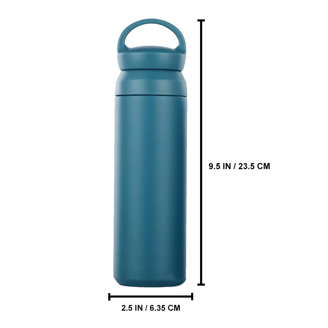 Custom Thermos Drink Bottle 500ml - Thermos Insulated Black Water Bottle 500ml
