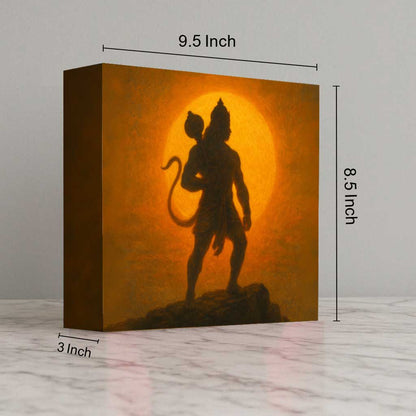 Divine Hanuman Light – LED Spiritual Lamp for Home Temple, Table & Wall Décor