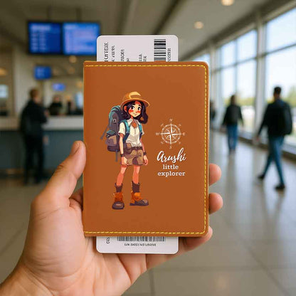 Childrens Passport Holder For Kids  - Little Explorer