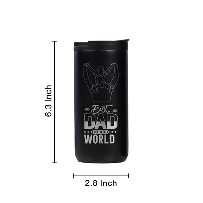 Useful Gifts for Dad Travel Coffee Tumbler Sipper Flask - Best Dad