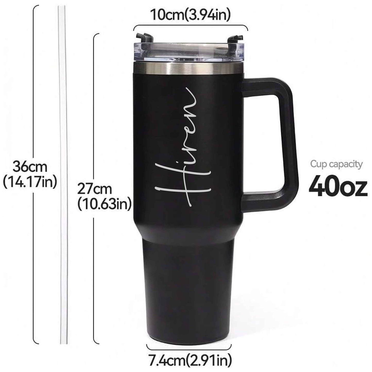 Nutcase Personalized Coffee Tumbler Large Insulated Travel Mug 1200ml