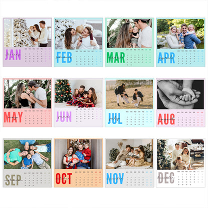 Nutcase Personalized Calendars with Pictures - Beautiful Calendars with Wooden Stand