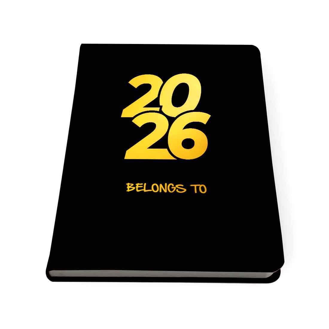 Personalized Diary A5 Size with Premium Hard Cover, Calendar & Planner