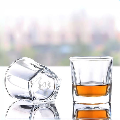 Nutcase Personalised Shot Glasses Engraved Initial