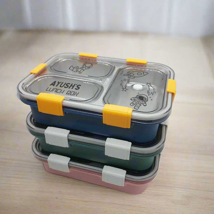 Customized Stainless Steel Childrens Lunch Box Insulated Tiffin Box