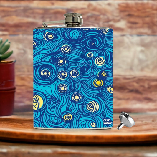 Hip Flask - Starry Starry Night