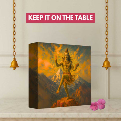 Shiva God Lamp – LED Mahadev Light for Temple and Home Décor