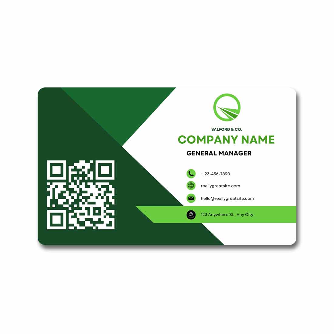 Custom QR Code Card Design Digital Contactless Smart Business Card ...